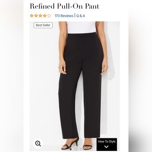 Catherine's Refined Pull-on Pants 4X